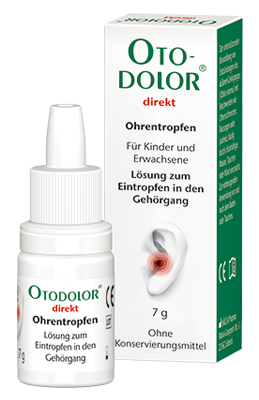 Otodolor gegen Ohrenschmerzen